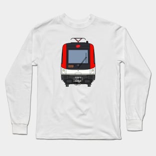 Barcelona Metro Train Long Sleeve T-Shirt